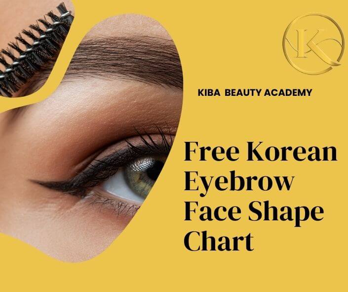 Free Korean Eyebrow Face Shape Chart